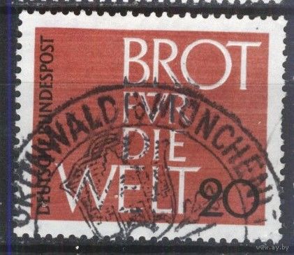 ГЕРМАНИЯ, ФРГ - 1962 [Mi. 389]  Гашеная (DE03)