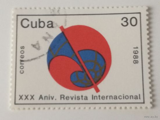 Куба 1988. 30-летие "Revista Internacional" (журнал). Полная серия