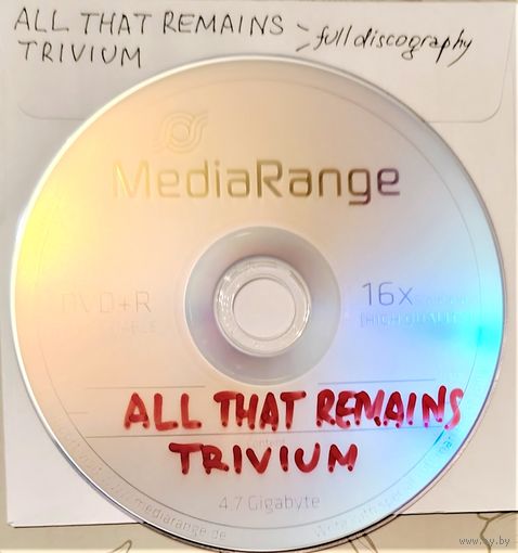 DVD MP3 дискография ALL THAT REMAINS, TRIVIUM (Metalcore, Melodic Metalcore, Hard Rock, Heavy Metal, Alternative Rock, Melodic Death, Trash Metal, Progressive Metal) - 1 DVD