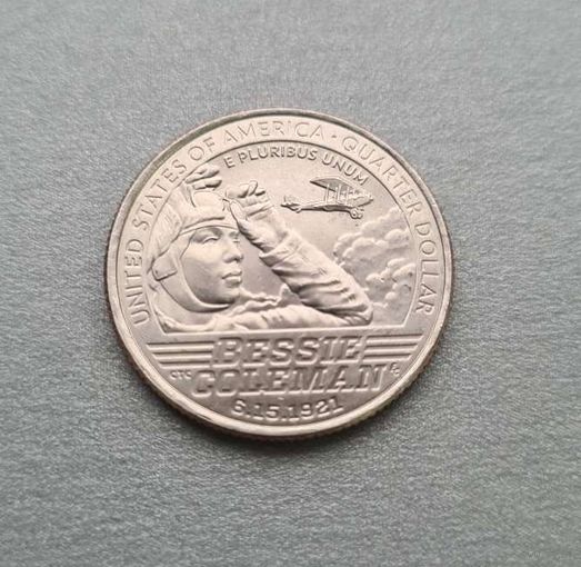 США 1/4 доллара (25 центов), 2023 (Бесси Колман)