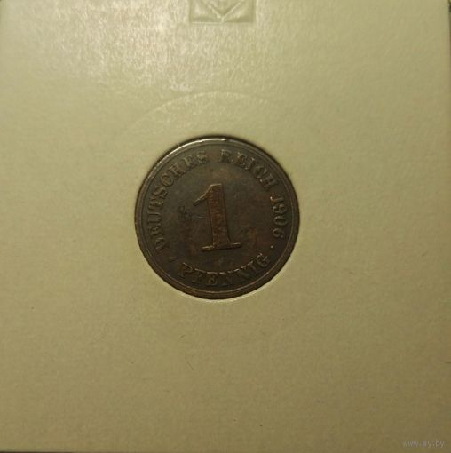 1 пфенниг 1906 Германия