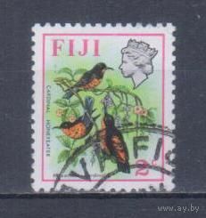 [1862] Фиджи 1971. Фауна.Птицы.Нектарницы. Гашеная марка.
