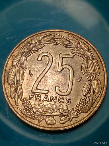 25 франков Камерун 1992 год.