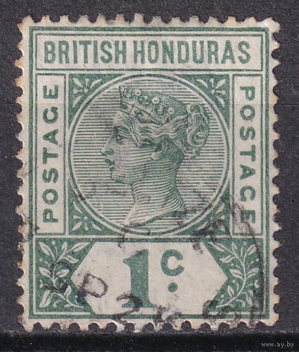 60.BrKCI. Великобритания. Колонии. Британский Гондурас. Стандарт. Виктория. 1891 г. 1C. Mi.#31.