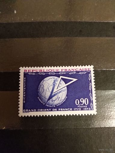 1973 Франция 200 лет масонской ложи во Франции чистая клей MNH** выпускалась одиночкой 1-7