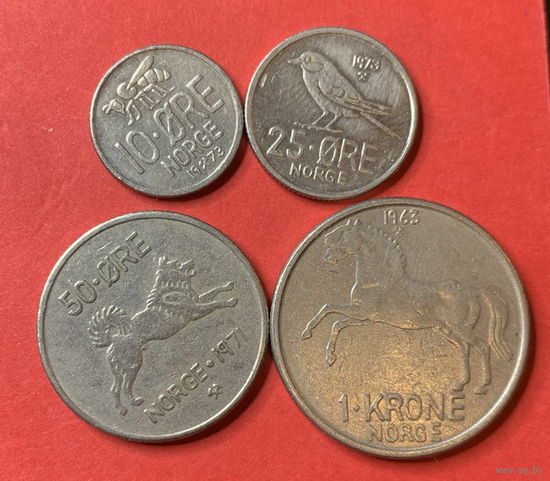 Норвегия 4 монеты