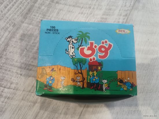 Пустая коробка от жвачки Bobby rex