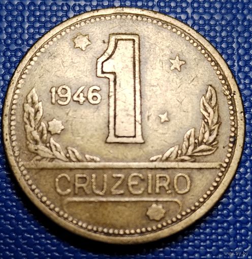 Бразилия 1 крузейро 1946 г.