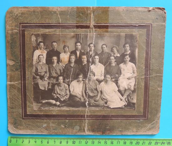 Фото "Настаўнікі", Зап. Бел., 1920-е гг. (17*11 см без паспарту)