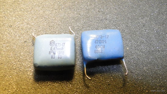 Конденсатор 0,47 мкФ, 470n, 400В (К73-17, цена за 1шт)