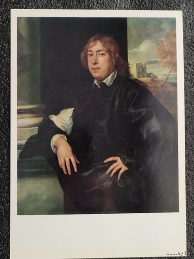 Открытка Антонис ван Дейк. 1599 – 1641. Портрет Эберхарда Ябаха. 1636/37. Государственный Эрмитаж.