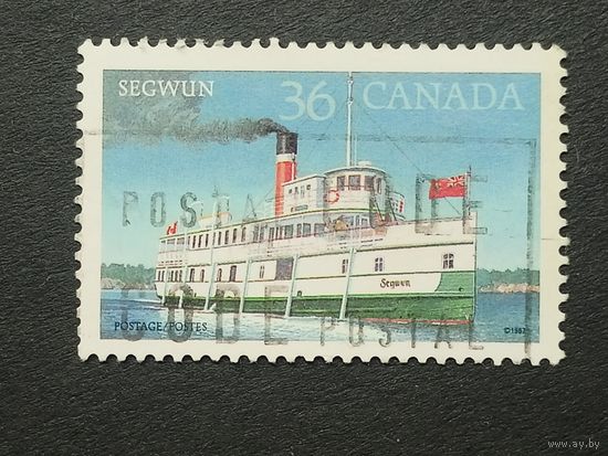 Канада 1987. Канадские пароходы. Сегвун (1887)