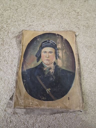 Старый портрет солдата