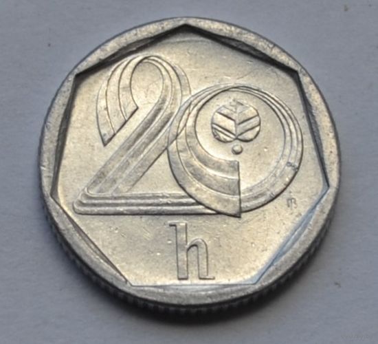 Чехия, 20 геллеров 1995 г.