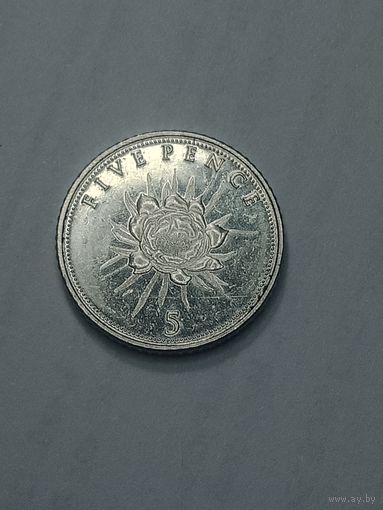 Гибралтар 5  пенсов 2016 года