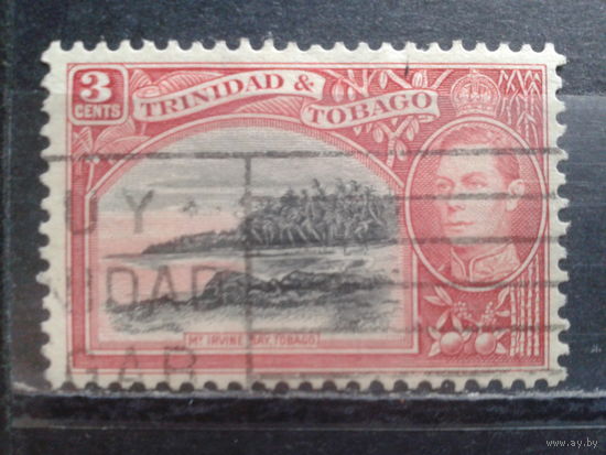 Тринидад и Тобаго, колония Англии, 1938. Георг VI, залив