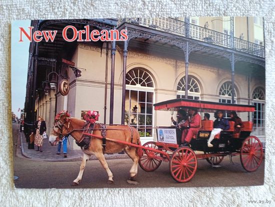 Новый Орлеан, США. Поездка на багги по Французскому кварталу