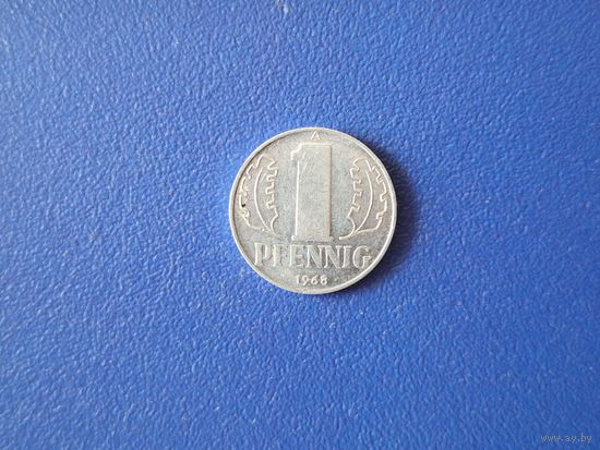 Германия (демократическая республика) 1 пфенниг 1968 года