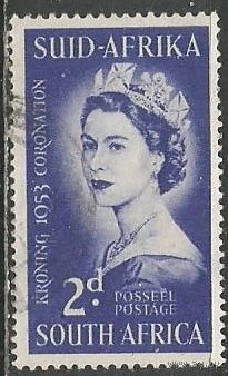 Южная Африка. Королева Елизавета II. 1953г. Mi#232.