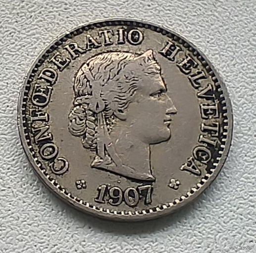 Швейцария 5 раппенов, 1907  3-5-32