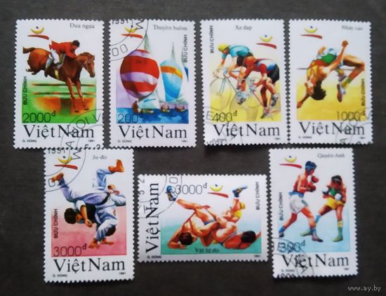 Марки Вьетнам 1991 год Спорт