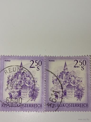 Марка Австрия 1974 год Пейзаж