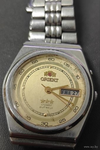 Классический японец на ходу. Orient Crystal 21 jewels