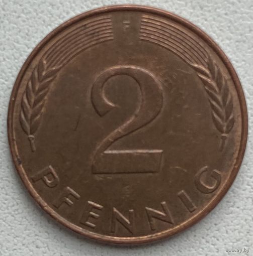 Германия 2 пфеннига 1983 г. F