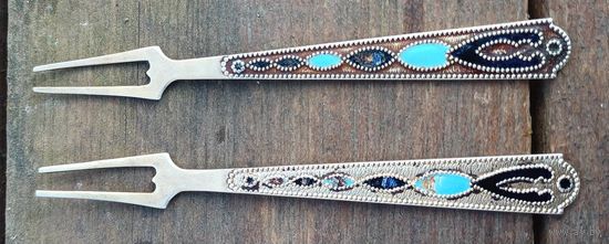 Вилки серебро