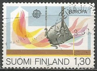 Финляндия. Выплавка стали. 1983г. Mi#926.