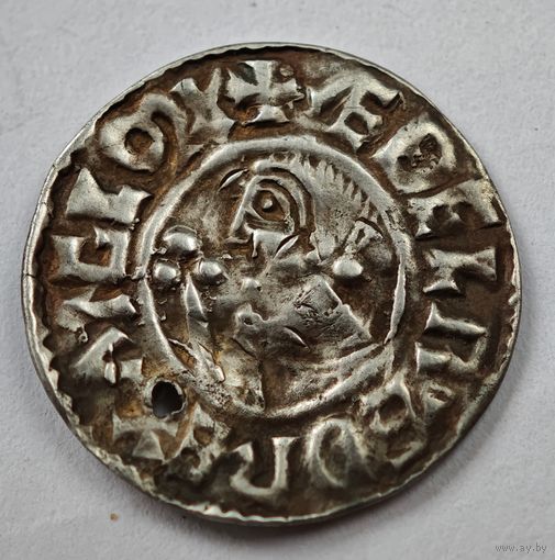 Английский пенни серебро