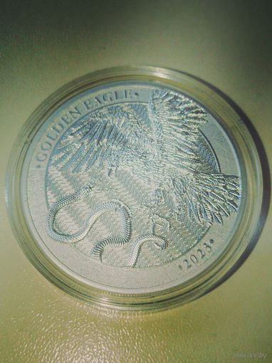 Монета Золотой орёл,Мальта 2023г.серебро 999.9 проба,унция.