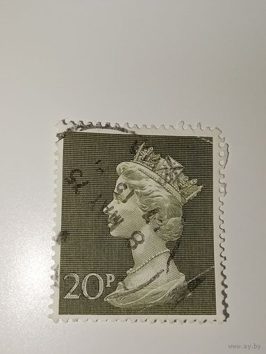 Великобритания 1971 почтовые марки Великобритании с изображением королевы Елизаветы II.