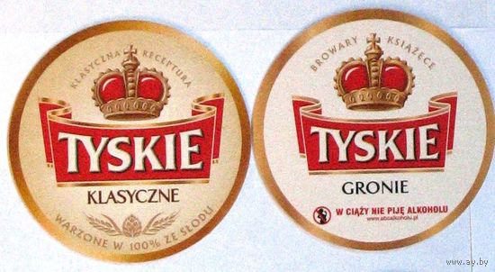 Подставка под пиво Tyskie No 1