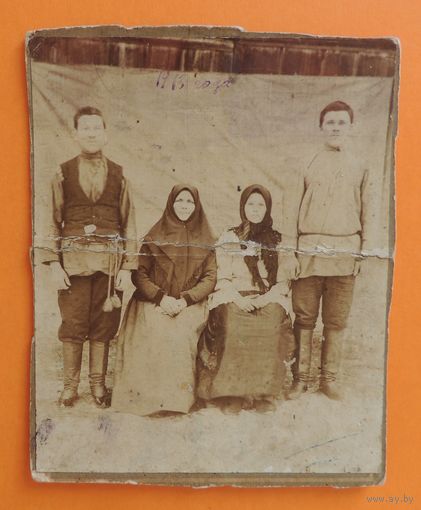 Фото кабинет-портрет "Семья", 1913 г.