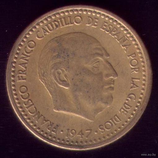 1 Песета 1947(54) год Испания