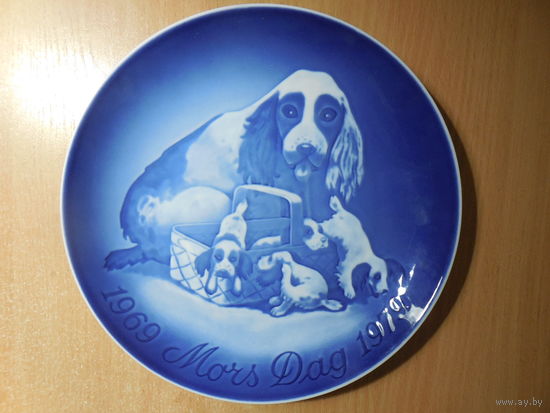 Настенная тарелка. День матери. Копенгаген.