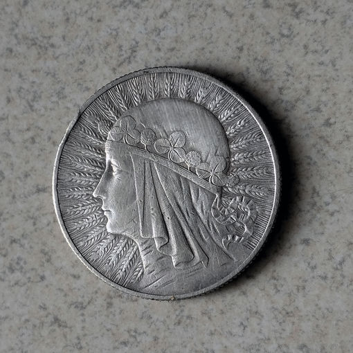 5 злотых, 1932 год. Ядвига. XF.