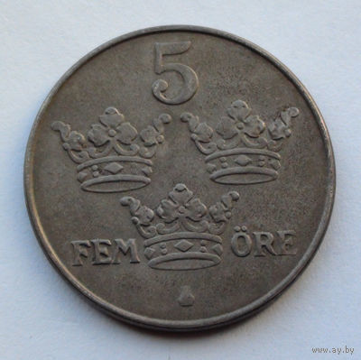 Швеция 5 эре, 1949