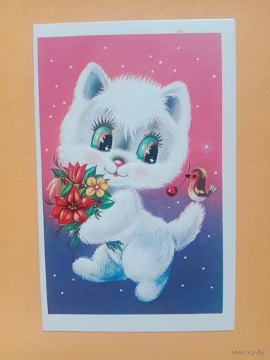 Открытка Соловьев 1992 чистая