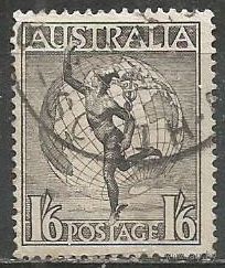 Австралия. Гермес и Земной шар. 1948г. Mi#185.