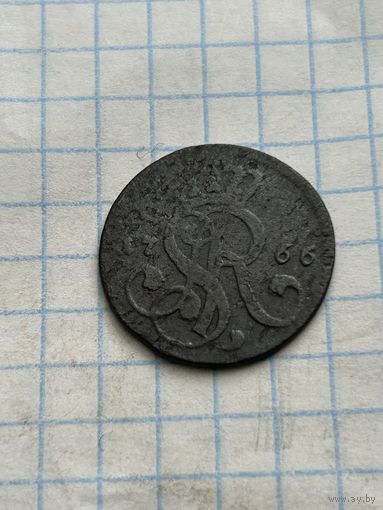 Грош 1766 года