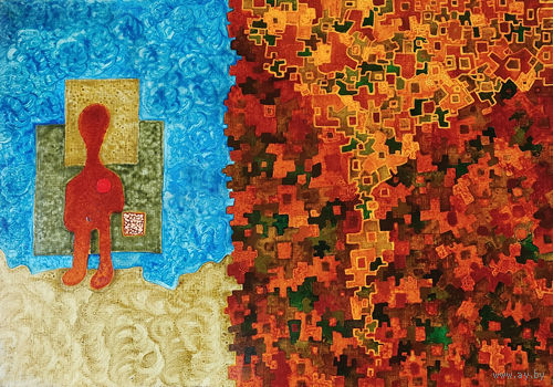 Картина (холст, масло) 70 x 100 см