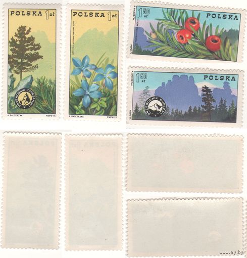 Польша 1975-04 2367-2370 4 марки из серии 100 лет со дня Горного Руководство организации - Туризм в Польше 1zl,1zl,1,50zl,1.50zl k-115 (a1-09 ТОРГ/ВАША ЦЕНА поштучно по запросу
