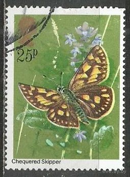 Британия. Бабочка толстоголовка палемон. 1981г. Mi#878.