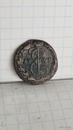 С 1 РУБЛЯ !  МОНЕТА ДЕНЬГА ЕКАТЕРИНА ll  1796 ГОД