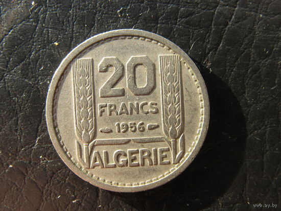 Алжир. 20 франков.1956. С 20 копеек. Распродажа коллекции. Смотрите другие лоты.