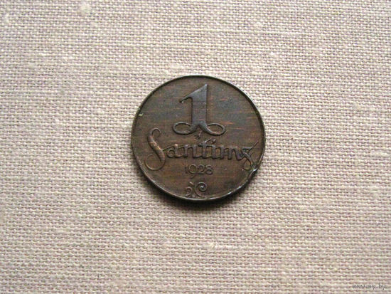 Латвия 1 сантим 1928