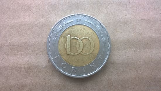 Венгрия 100 форинтов, 1997г. (-Б-)