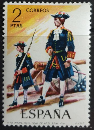 1974 год Военная форма Испания